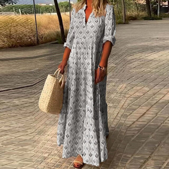 Olivia - smart boho kjole til strandferien