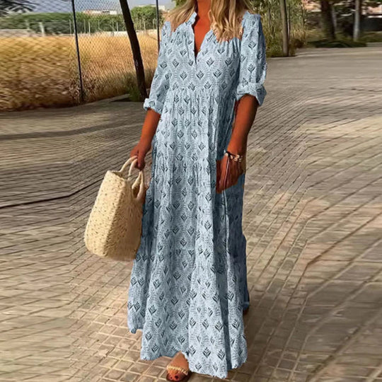 Olivia - smart boho kjole til strandferien