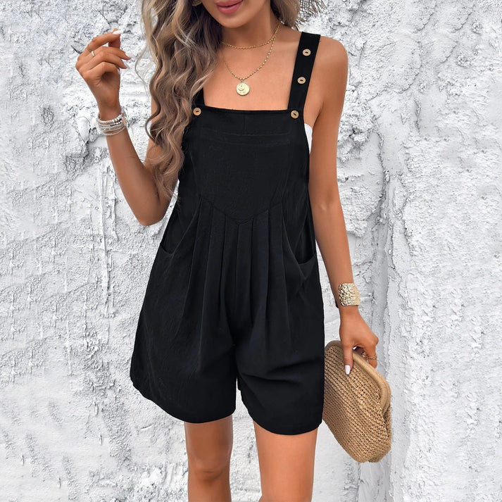 Cara - lyseblå denim jumpsuit