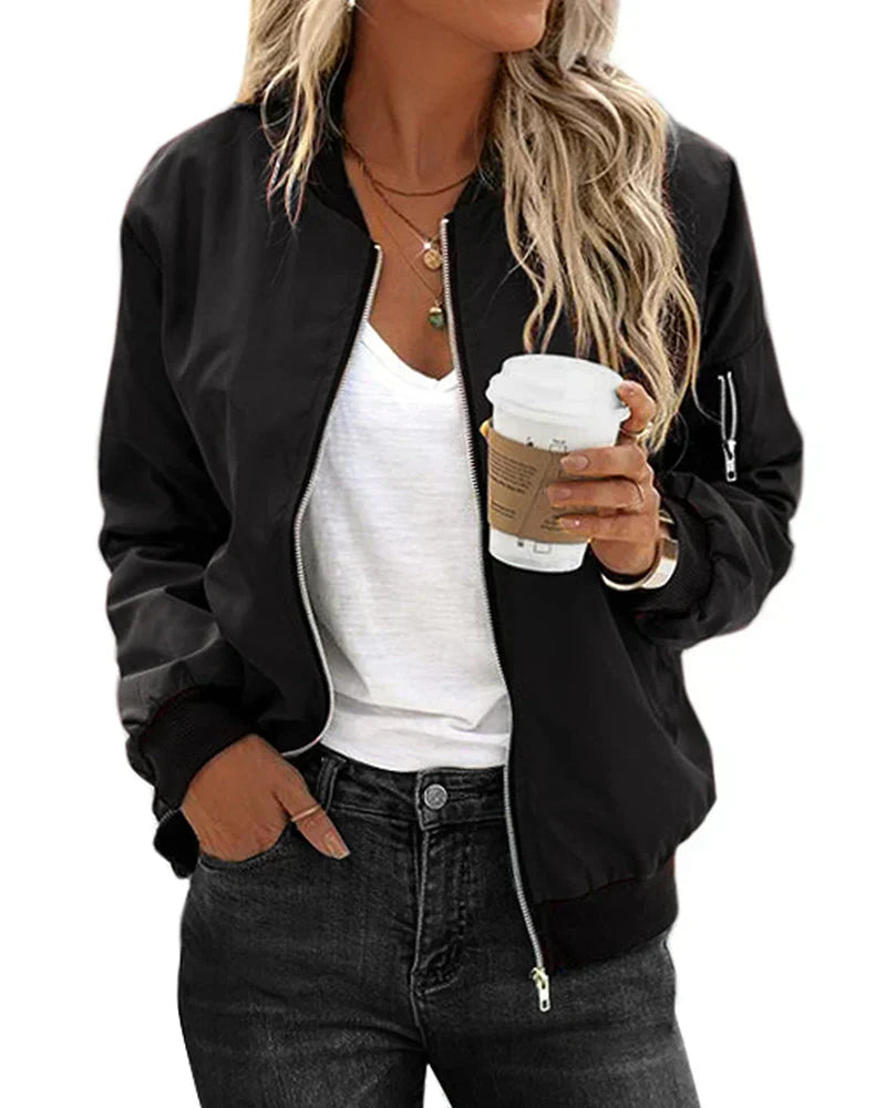 Stilfuld streetwear bomberjakke - henia