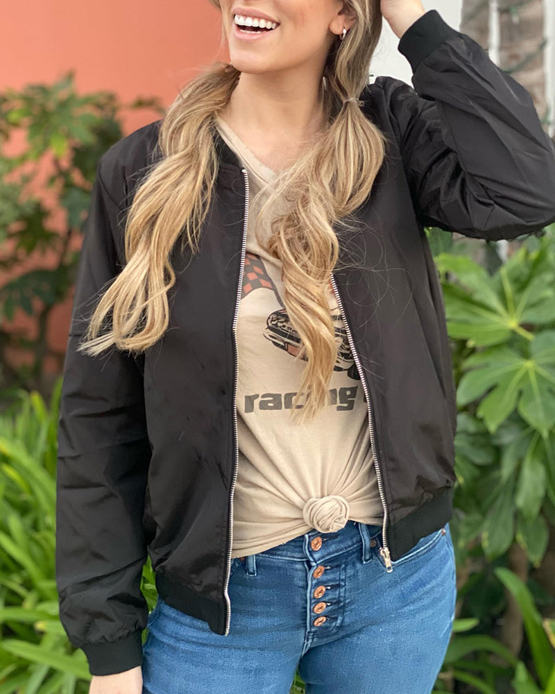 Stilfuld streetwear bomberjakke - Meredith