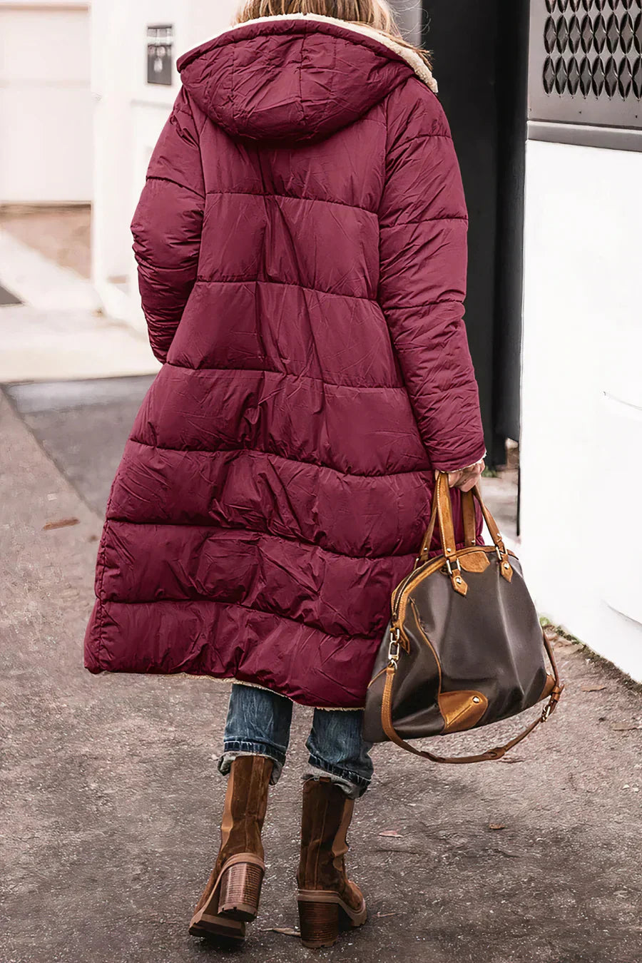 Kennedy - elegant dobbeltsidet varm parka