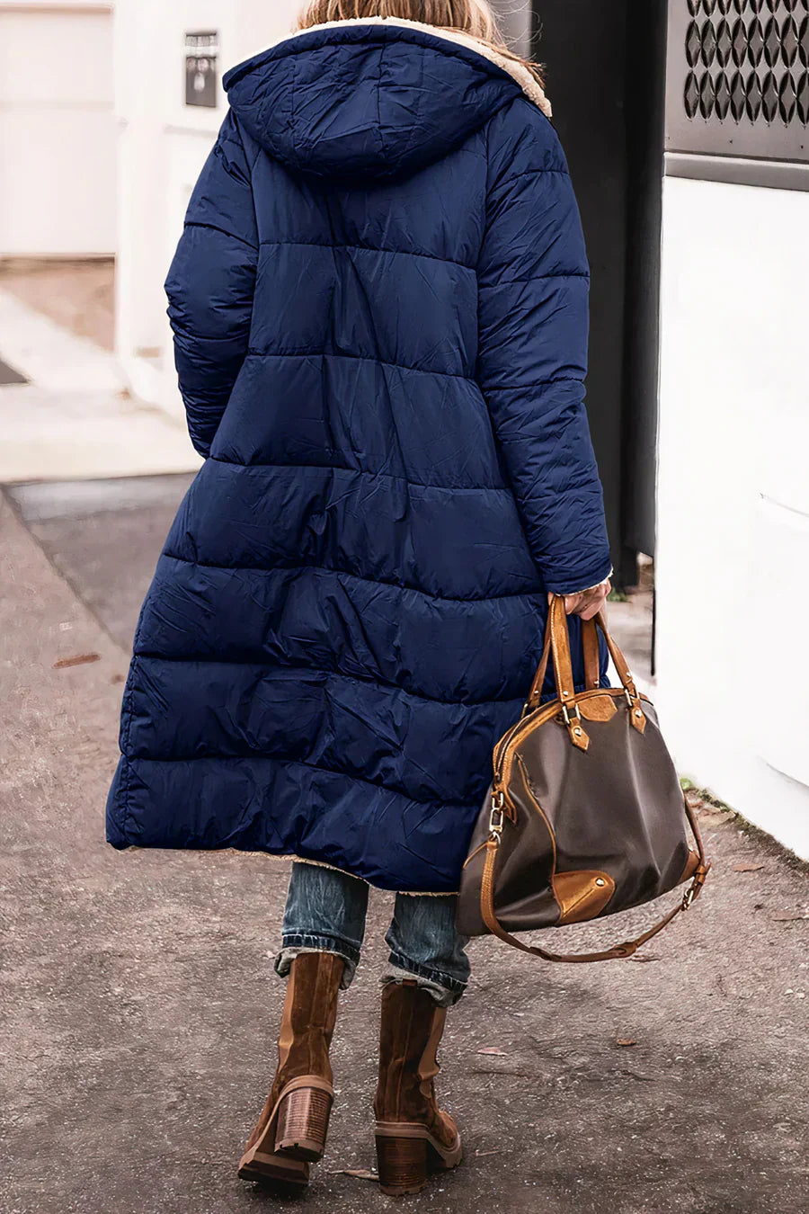 Kennedy - elegant dobbeltsidet varm parka