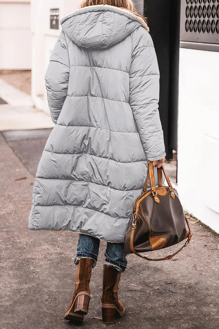Kennedy - elegant dobbeltsidet varm parka