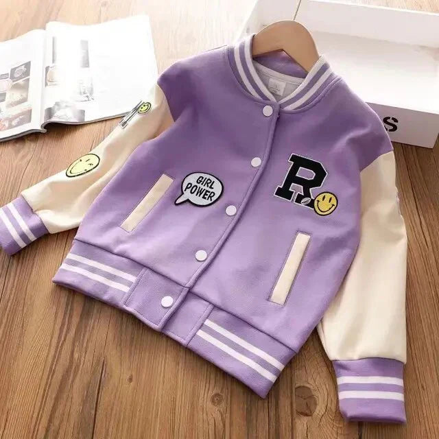 Vivian - stilfuld collegejakke til piger