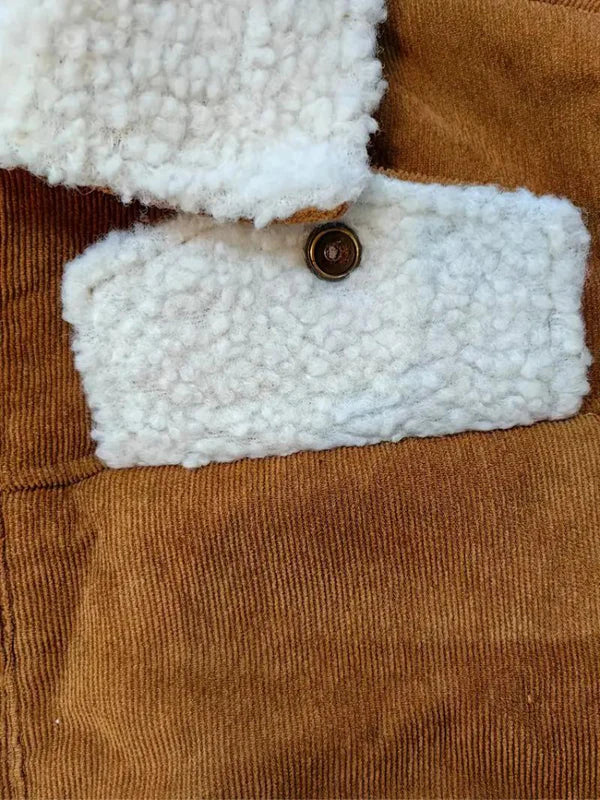 Loraine fløjlsjakke | fleeceforet vinterjakke til kvinder