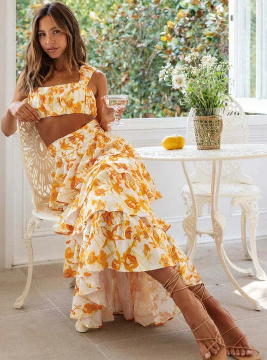 Ibrahimma | orangefarbenes sæt