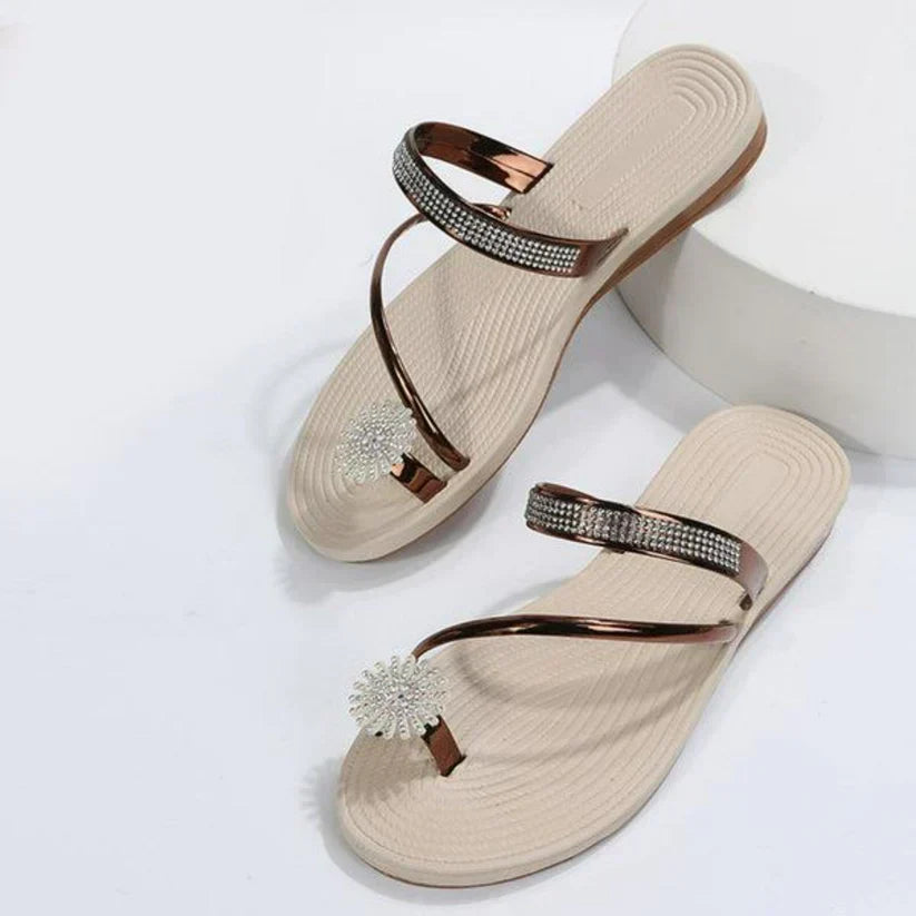 Aislee | sandaler med et mønster af snefnug