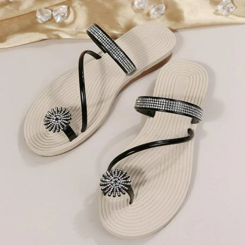 Aislee | sandaler med et mønster af snefnug