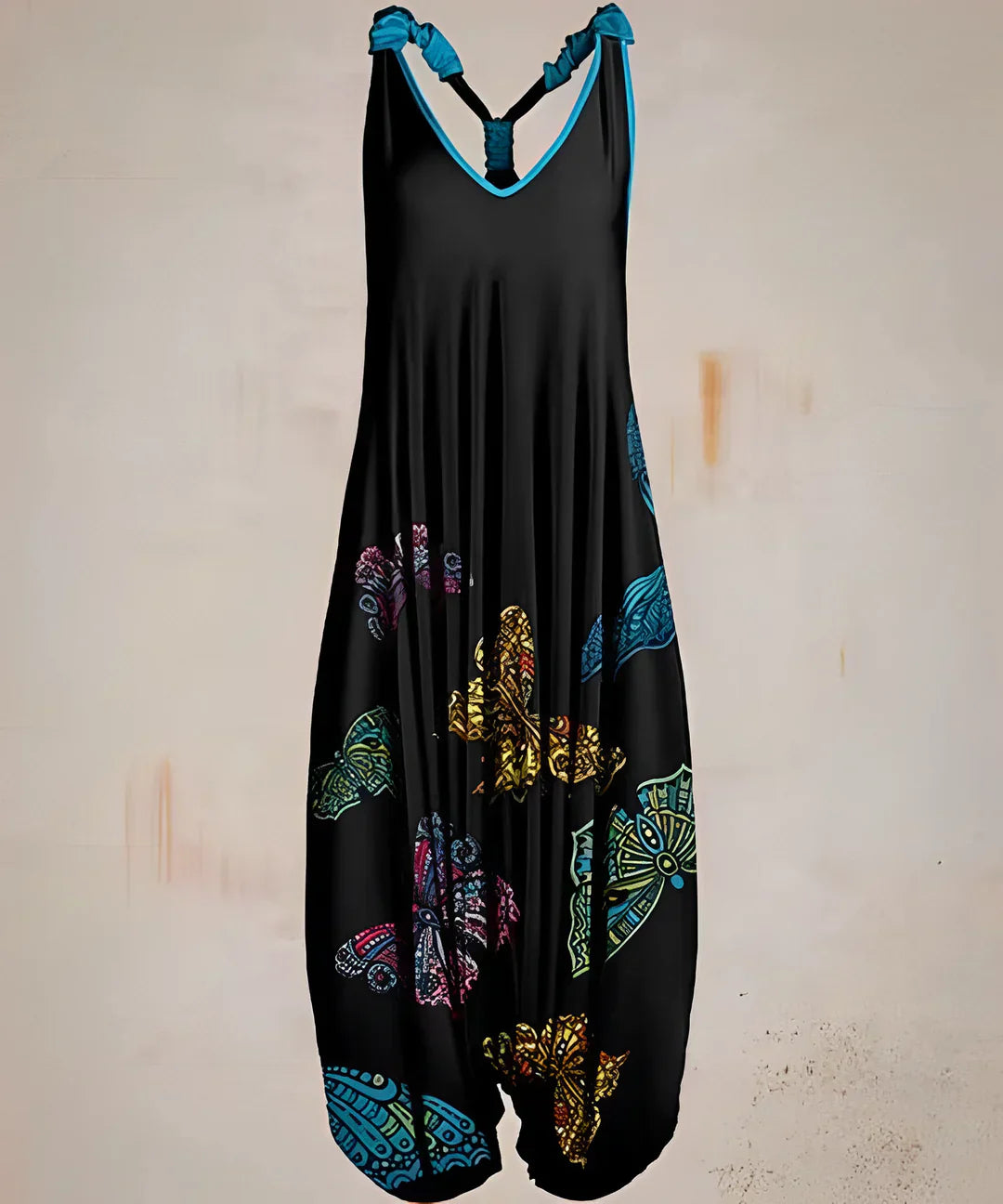 Lisa - printet boho jumpsuit til kvinder
