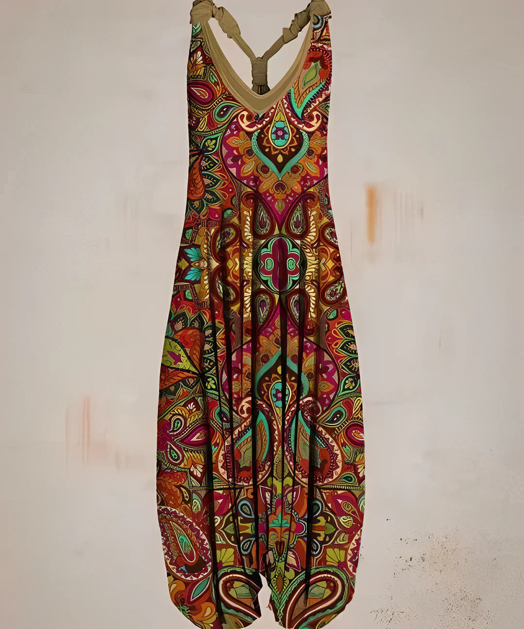 Lisa - printet boho jumpsuit til kvinder