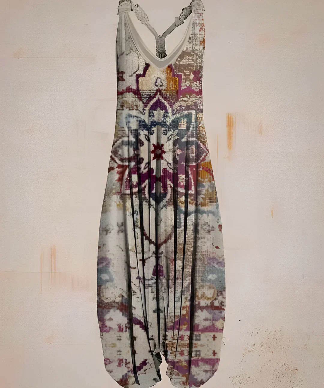 Lisa - printet boho jumpsuit til kvinder