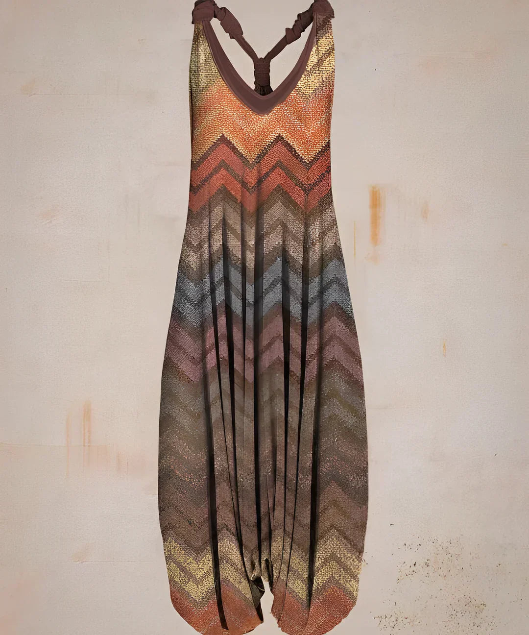 Lisa - printet boho jumpsuit til kvinder