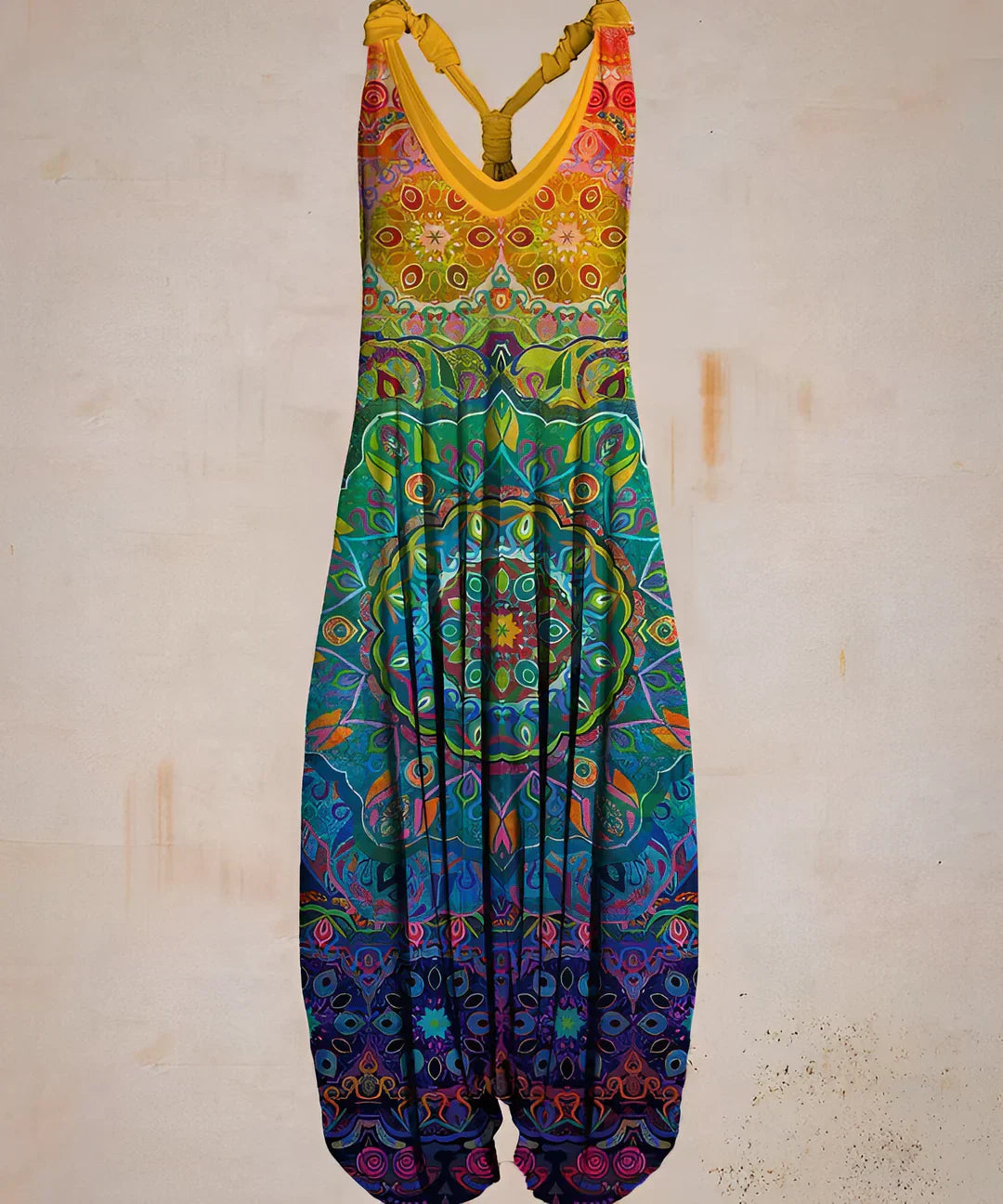 Lisa - printet boho jumpsuit til kvinder