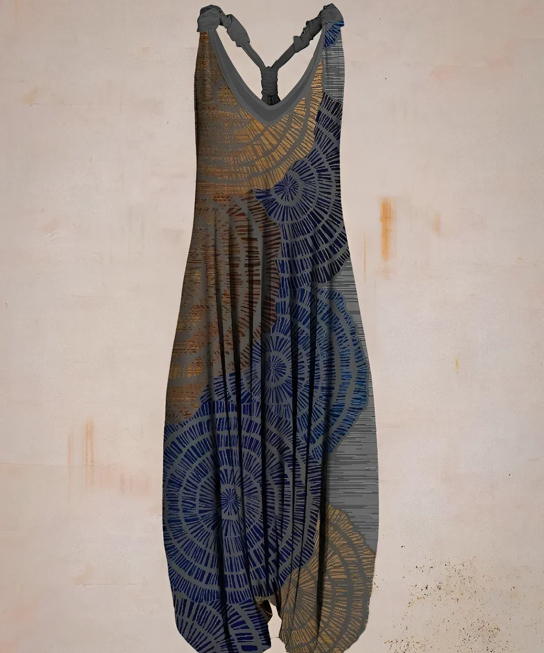 Lisa - printet boho jumpsuit til kvinder