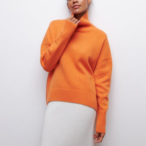 Sylvana sweater med rullekrave