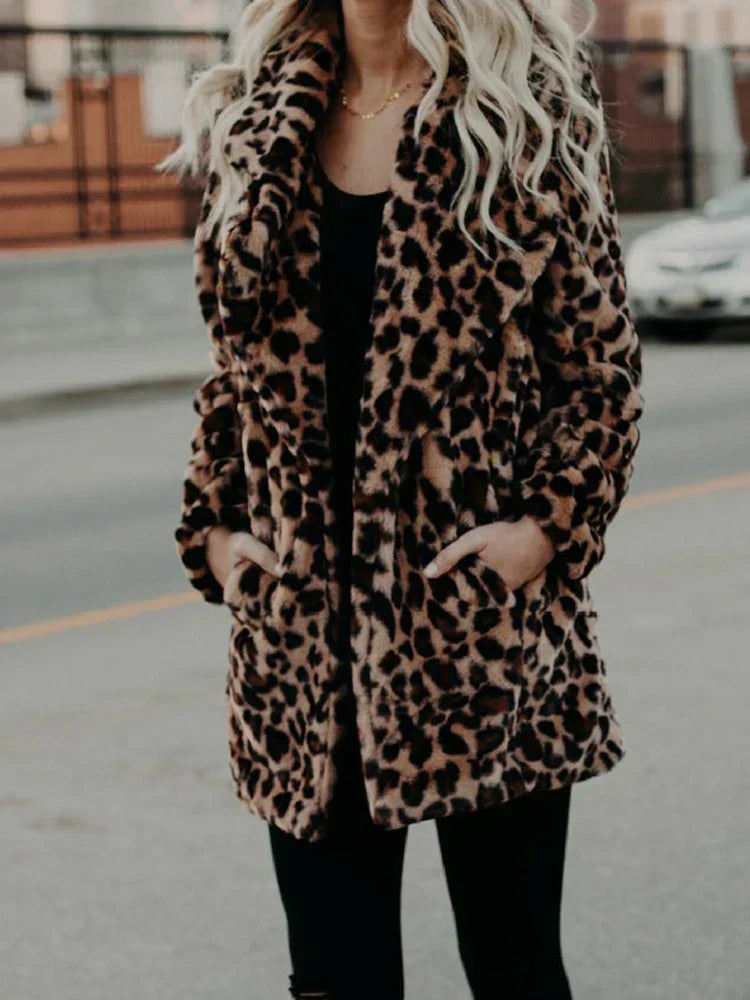 Leopardprint jakke fra sophie