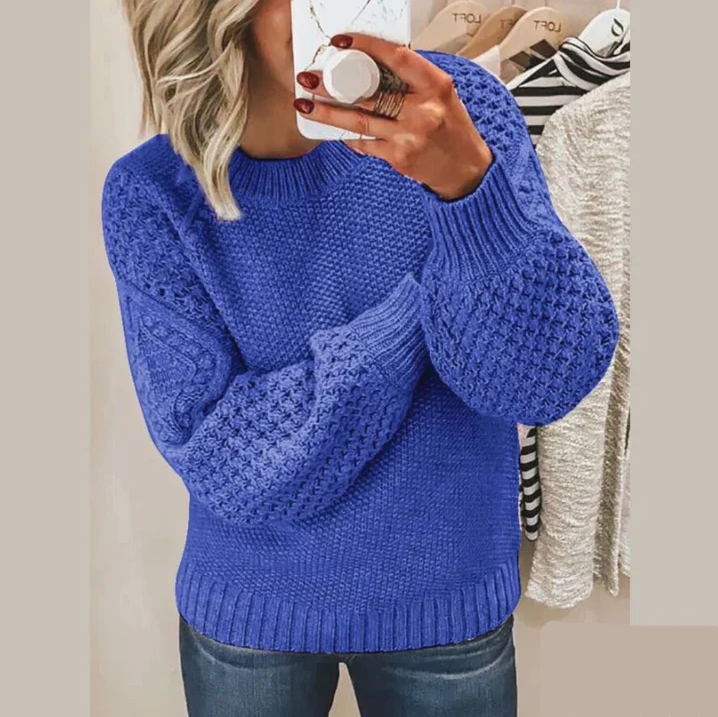 Emily - sweater lavet af blød strik
