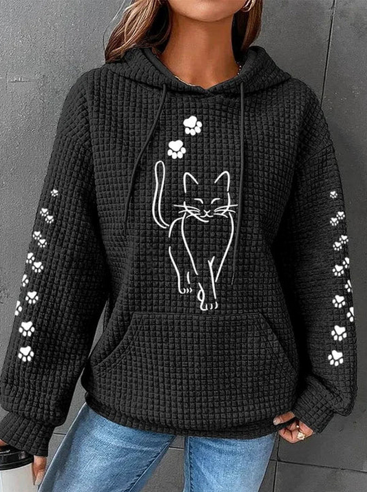 Maya l behagelig og varm hættetrøje til kvinder