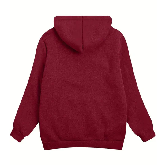 Lena l jakke med hætte, foret med kunstpels