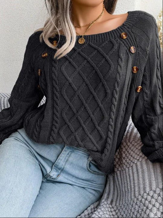 Ursa - sexet og moderigtig strikket trøje til kvinder