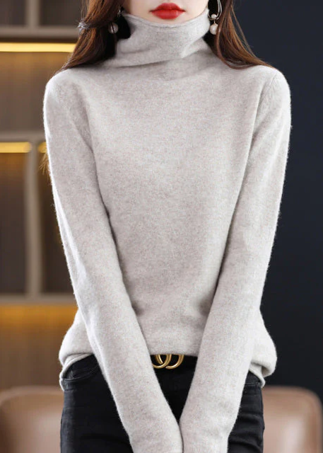 Helena vinterchic: rullekrave i ren uld for stilfuld elegance