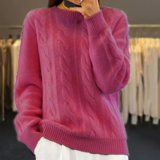 Varm strikket sweater