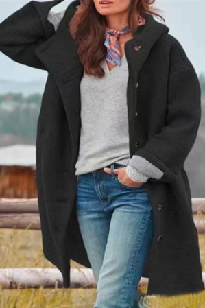 Crista | elegant monokrom frakke