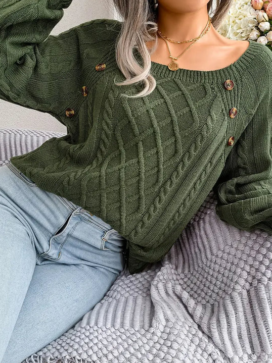 Ursa - sexet og moderigtig strikket trøje til kvinder