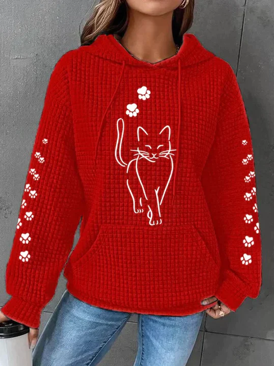 Maya l behagelig og varm hættetrøje til kvinder