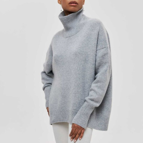 Sylvana sweater med rullekrave