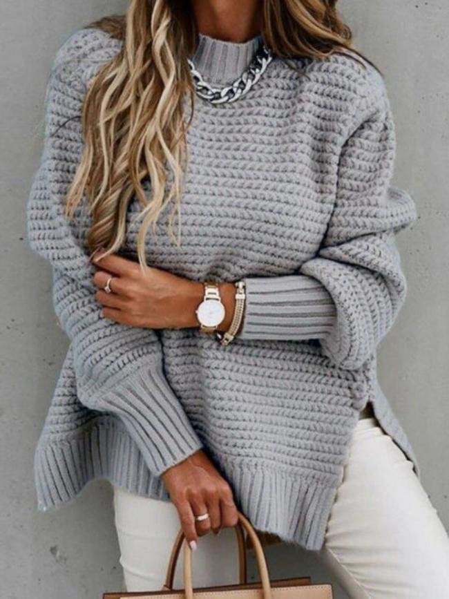 Zariah - strikket sweater til kvinder