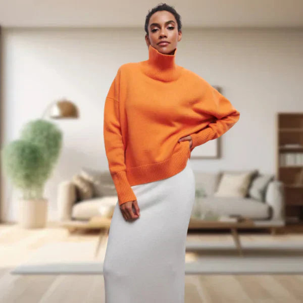 Klassisk rullekravetrøje til kvinder - Anne