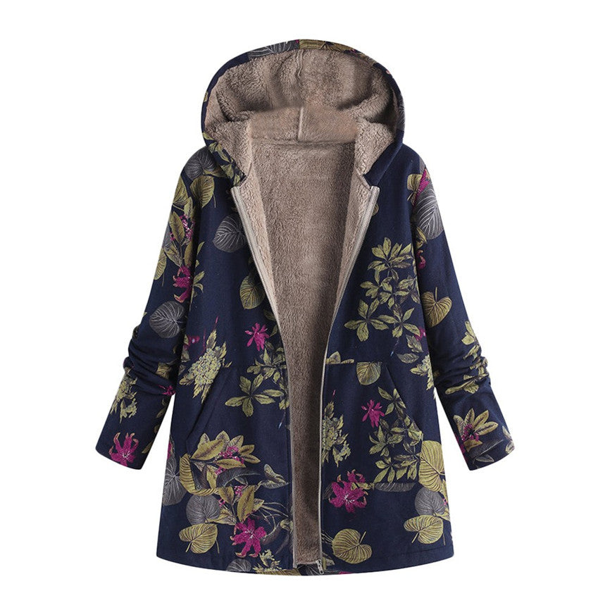Joanna | mønstret vintage jakke