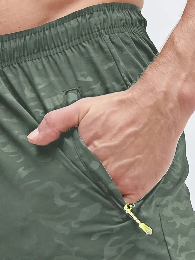 James – åndbare shorts med lynlåslommer