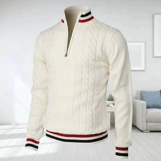 Herre sweater med kabelmønster - holger