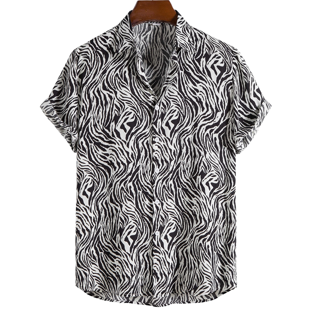 Zeus - poloshirt med tigerprint