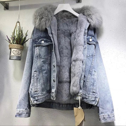 Cool og trendy denimjakke - Mandy