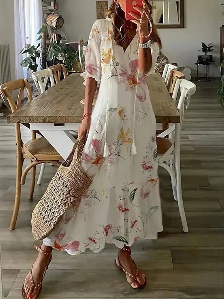 Bettina | boheme maxi kjole