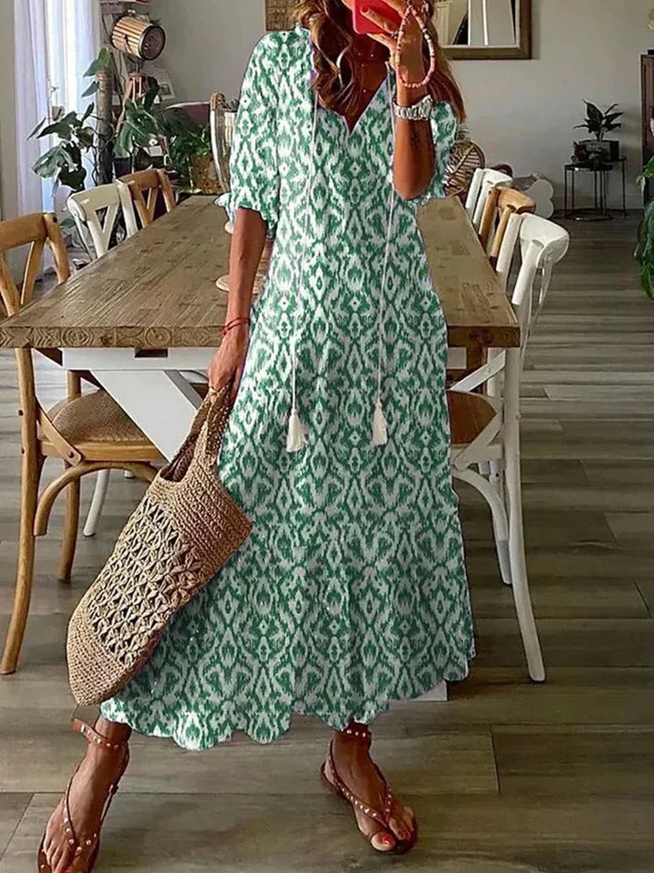 Bettina | boheme maxi kjole