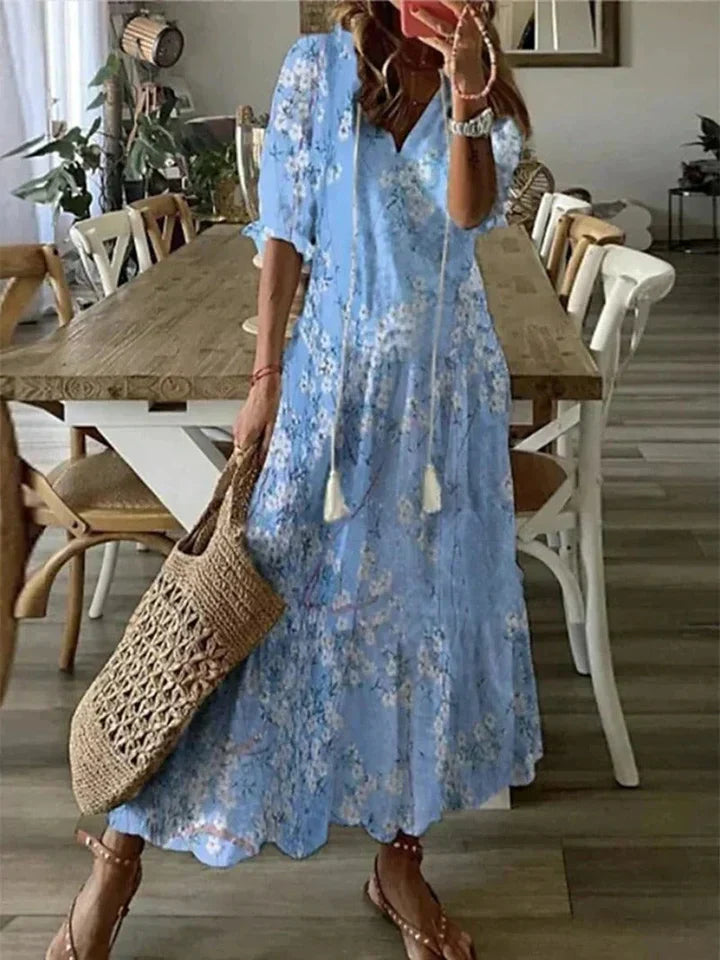 Bettina | boheme maxi kjole