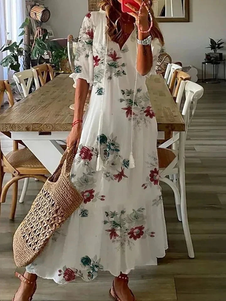 Bettina | boheme maxi kjole